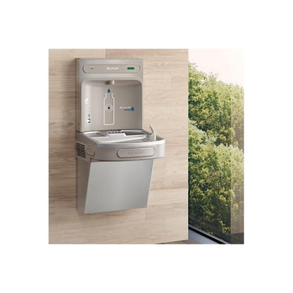 Barrier Free Filtered Water Cooler, Electronic Front and Side Bubbler Pushbar Operation
