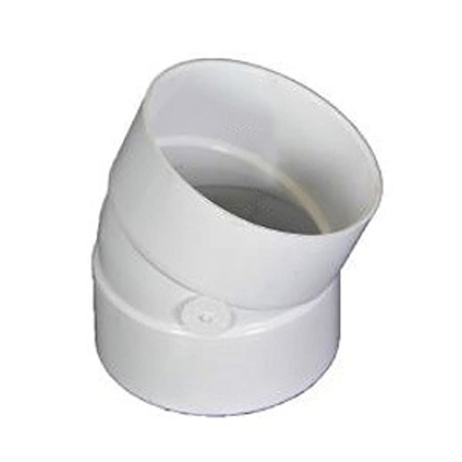 22.5 Deg Elbow, 3 in, Hub, Styrene