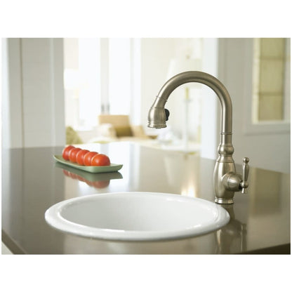 Porto Fino 18-1/2" Undermount Single Basin Cast Iron Bar Sink