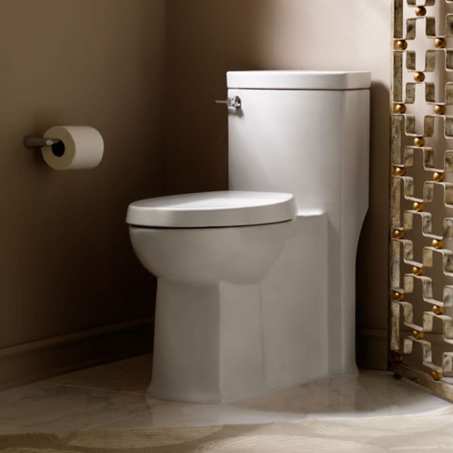 Boulevard Elongated Luxury One-Piece Toilet with Concealed Trapway, EverClean Surface, PowerWash Rim and Right Height Bowl - Includes Slow-Close Seat