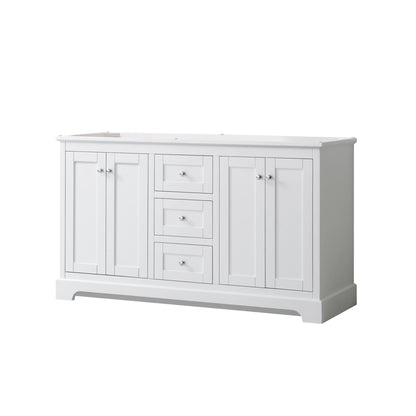 Avery Double Bathroom Vanity - 59.25W x 34.25H x 21.75D