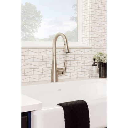 Arbor Single Handle Pulldown Spray Bar Faucet with Reflex Technology