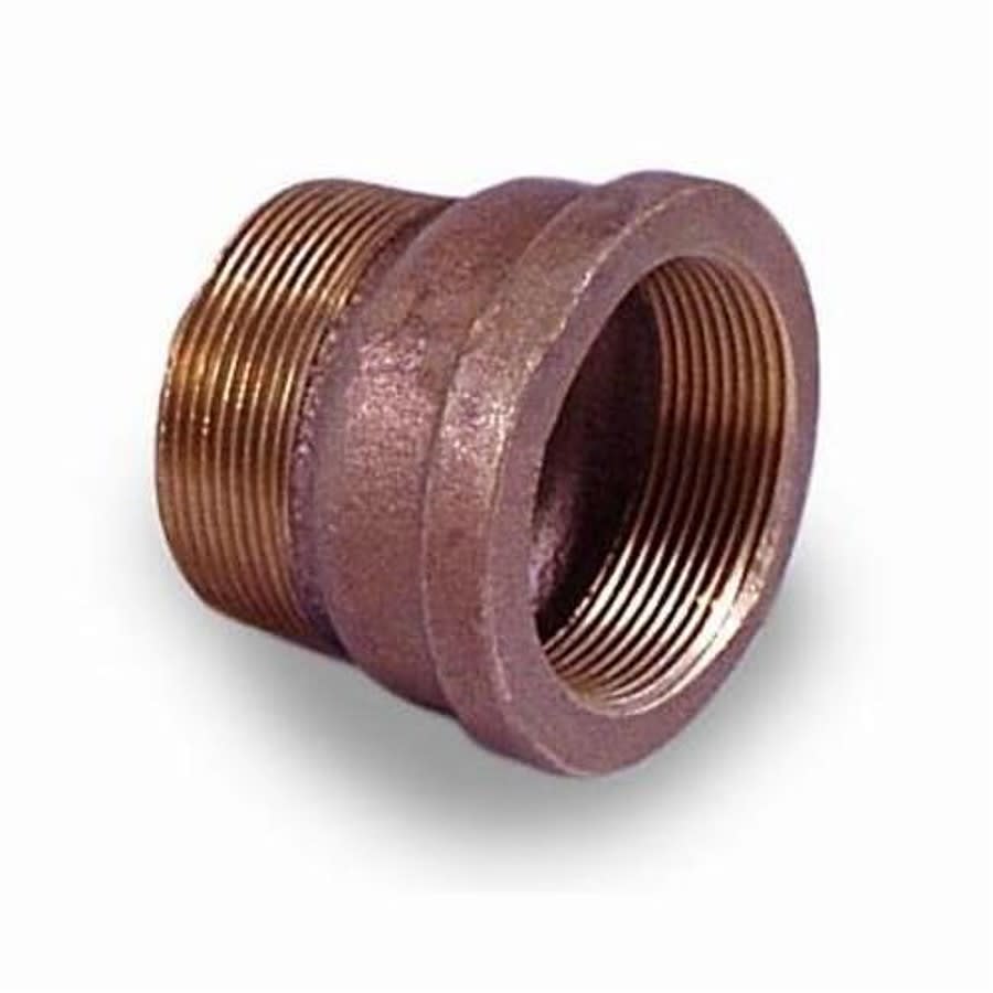 Extension Piece, 3/4 in, MNPT x FNPT, Lead Free Brass, Rough Brass