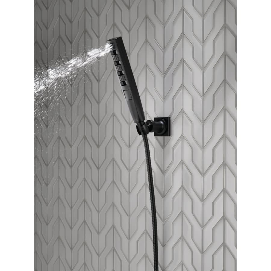 Universal Showering 1.75 GPM Multi Function Hand Shower Package with Touch-Clean and H2OkineticÂ® Technologies - Includes Hose and Mounting Bracket