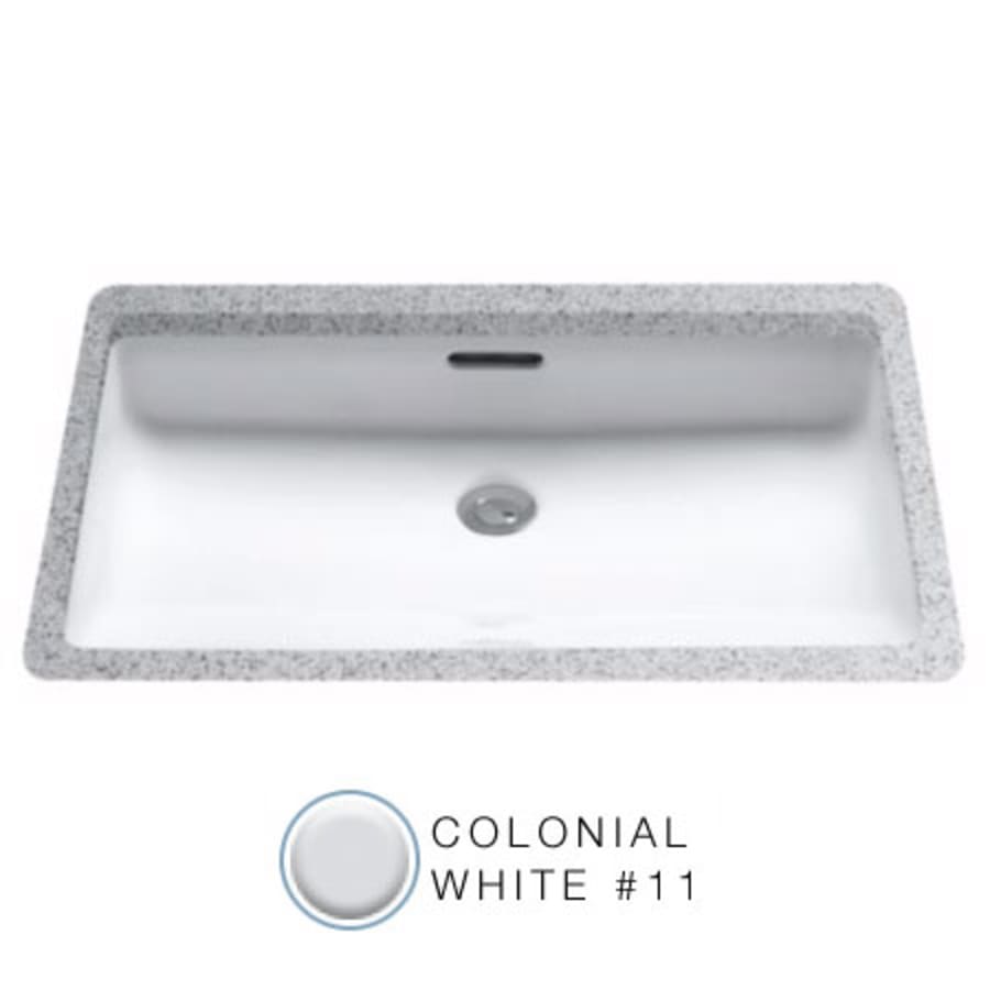 20-1/2" Undermount Bathroom Sink with Overflow and CeFiONtect Ceramic Glaze