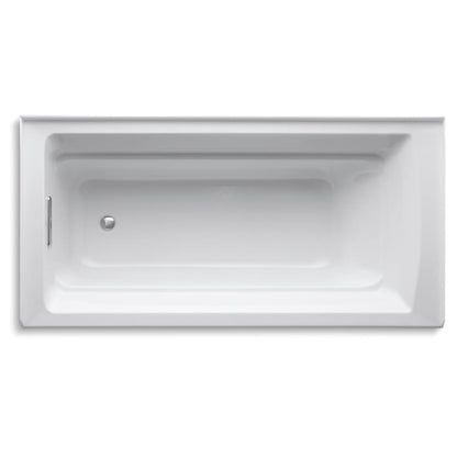 Archer 72" Alcove Soaking Tub with Left Drain and Comfort Depth Technology