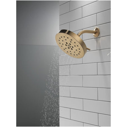 Universal Showering Components 1.75 GPM Multi Function Rain Shower Head with Touch-Clean and H2Okinetic Technology