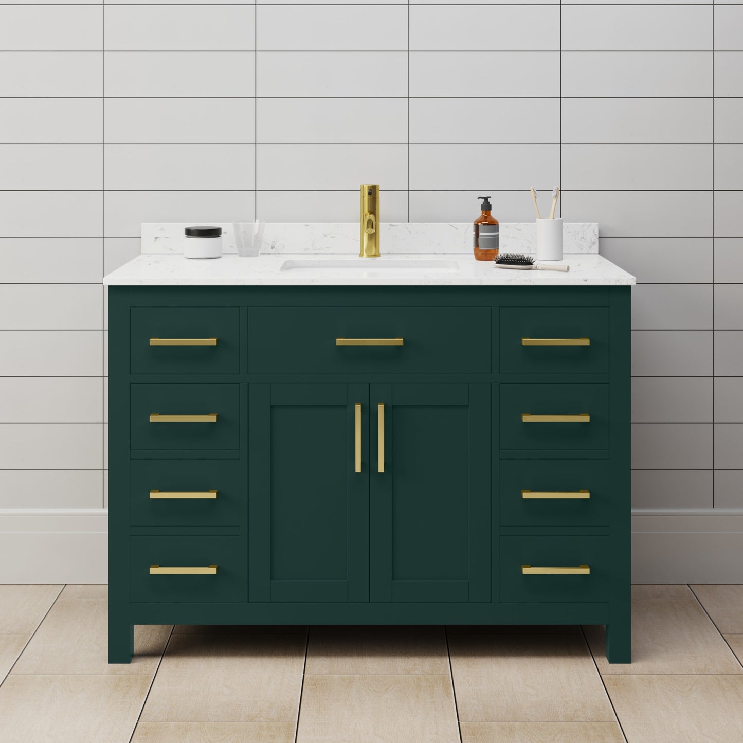 Beckett Single Bathroom Vanity - 48W x 35H x 22D