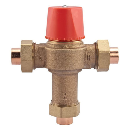 LF1170 Mixing Valve, 1 in, Union C, Bronze, Rough Bronze