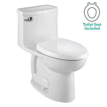 Cadet 3 Elongated Compact One-Piece Toilet with EverClean Surface and Right Height Bowl - Includes Slow-Close Seat