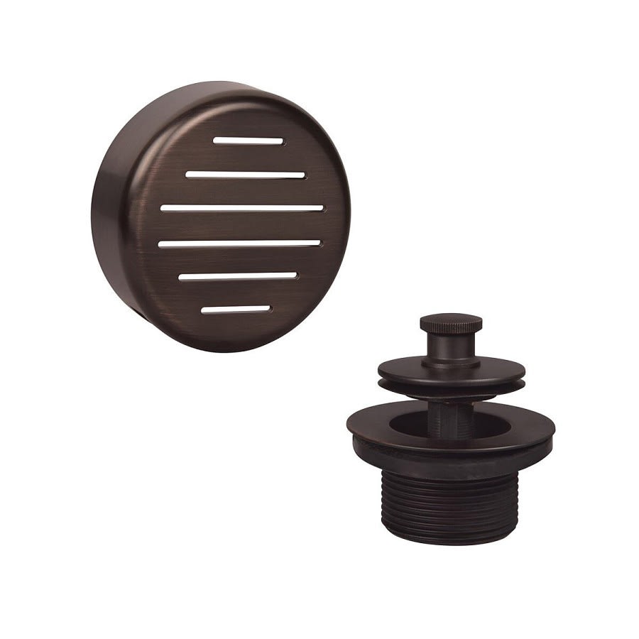 Bath Drain Trim Kit, Push & Lift, Venetian Bronze