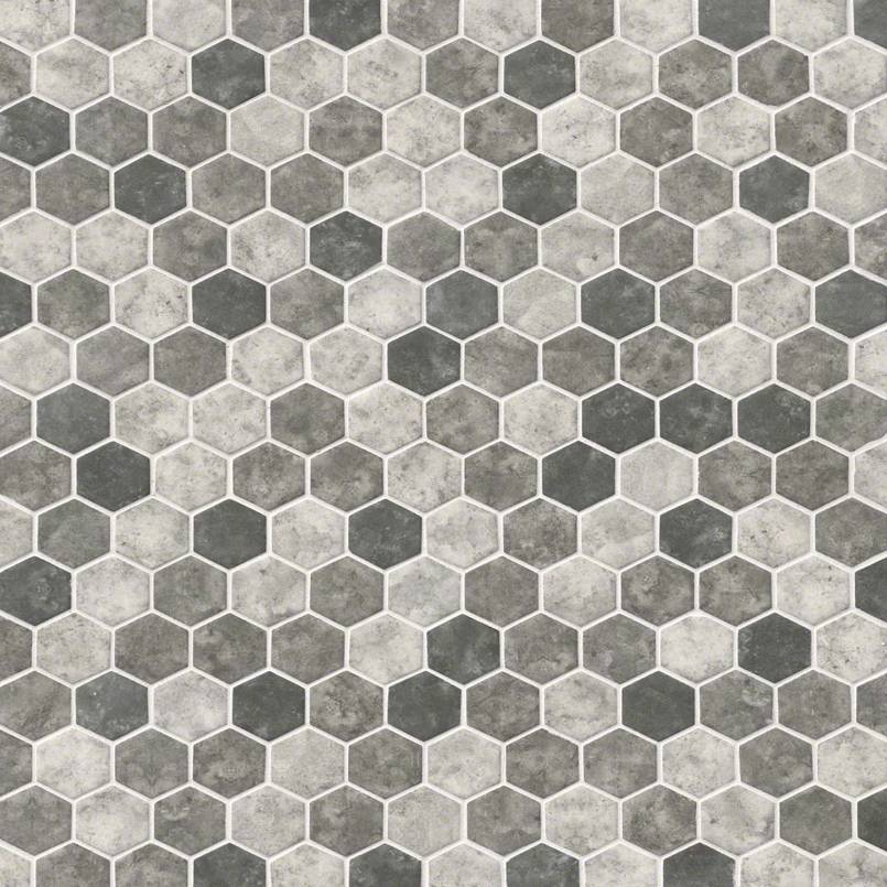 Urban Tapestry Hexagon Mosaic Tile