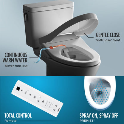 K300 Elongated Soft Close Bidet Seat