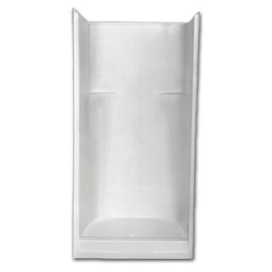 Shower Stall, Fiberglass, White