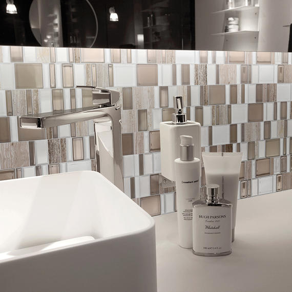 Midpark Mosaics Rainstorm Trapezoid Random 1X1 Matte