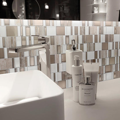 Midpark Mosaics Rainstorm Rectangle 3X3 Matte