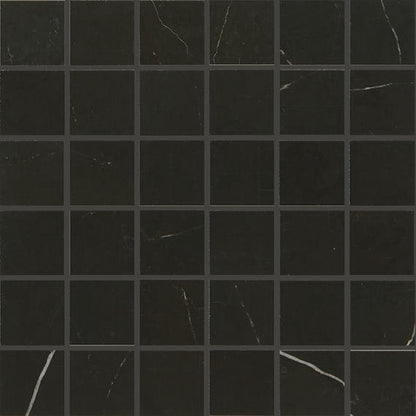 Marble Attache Nero Rectangle 12X24 Satin
