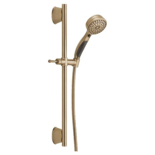 Universal Showering Components 1.75 GPM Multi Function Hand Shower Package - Includes Slide Bar and Hose