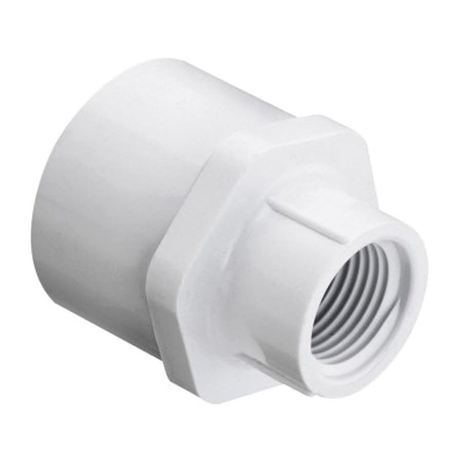 Female Adapter, 1 x 3/4 in, Socket x FNPT, SCH 40/STD, PVC