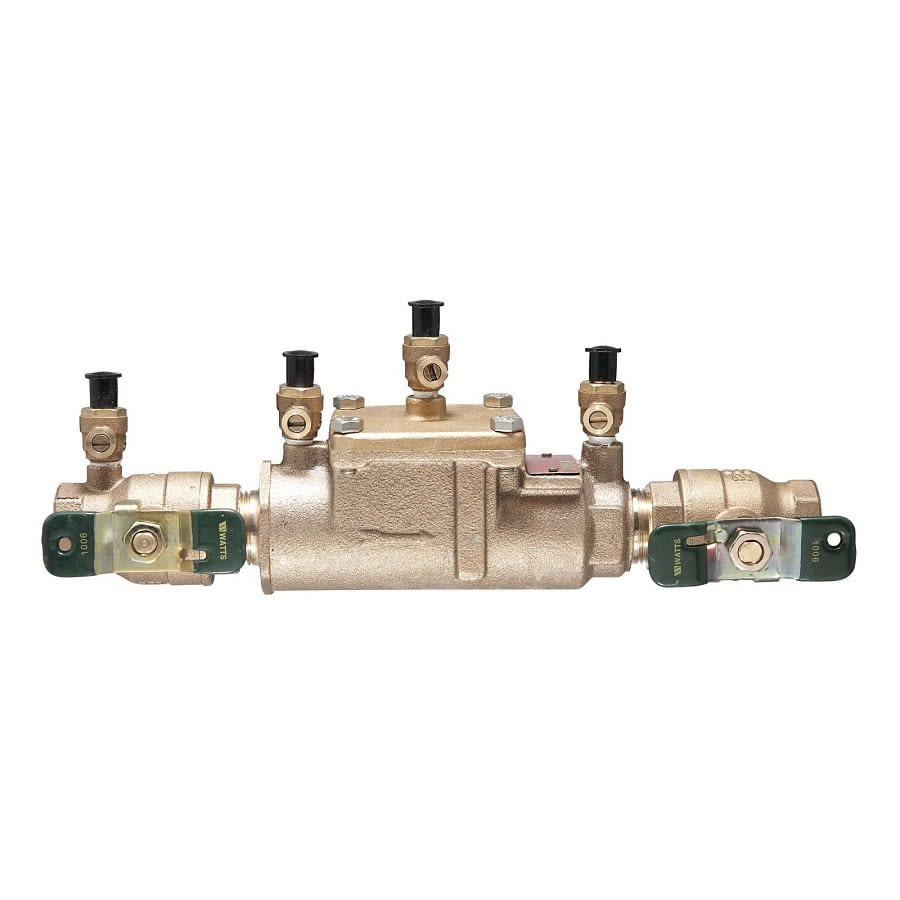 LF007 Double Check Backflow Preventer, 1 in, FNPT, Bronze