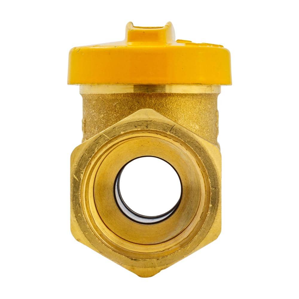 3/4 in. Brass FPT 1-Piece Gas Valve