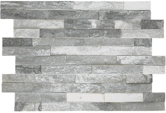 Stacked Stone Mountain Glacier Stacked, Natural Cleft 6X24