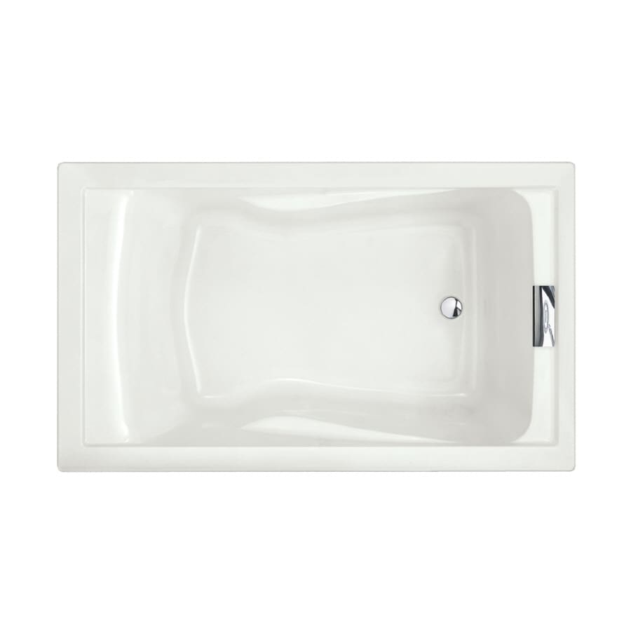 Evolution 60" Acrylic Soaking Bathtub with Reversible Drain