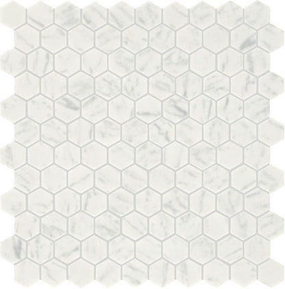 Natural Hues Carrara Hexagon 8X9 Matte