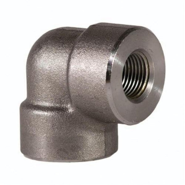 90 deg Elbow, 3/4 in, FNPT, SCH 80/XH, Forged Steel, 3000 lb