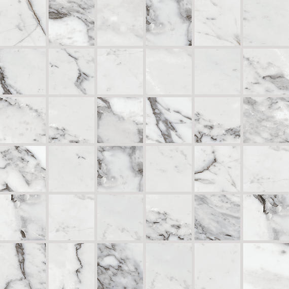 Marble Attache Lavish Pearl Arabesque Square 24X24 Polished