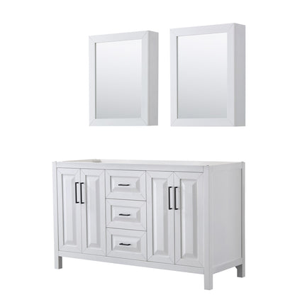 Daria Double Bathroom Vanity - 59W x 35H x 21.5D