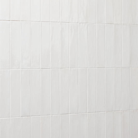 Rice Bianco Rectangle 3X8 Glossy