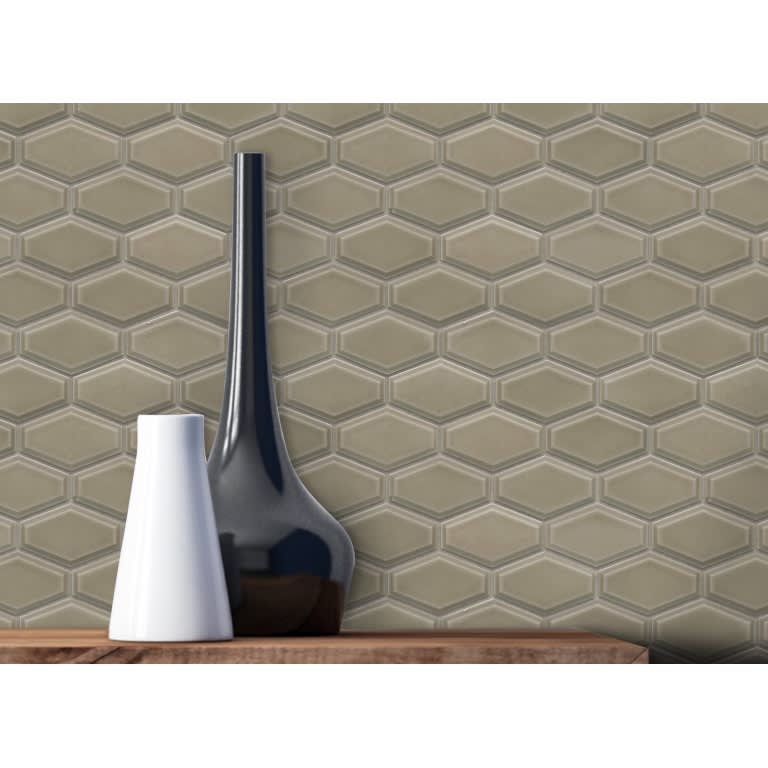 REWARD TAUPE GL BEV 2X4 HEX/MO
