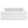 Studio 60" Soaking Bathtub for Alcove Installations with Right Drain