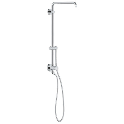 Retro-Fit Shower with 25" Center to Center Slide Bar, Rain Shower Arm, and Hose