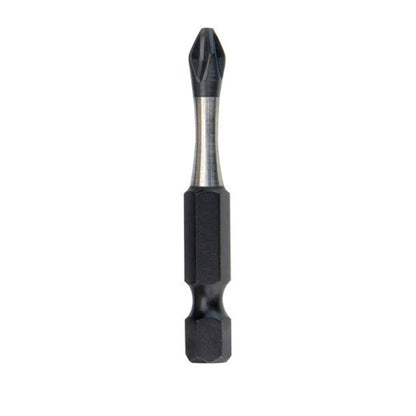 SHOCKWAVE™ Impact Power Bit, #3 Phillips® Point, 2 in OAL, 1/4 in, Alloy Steel