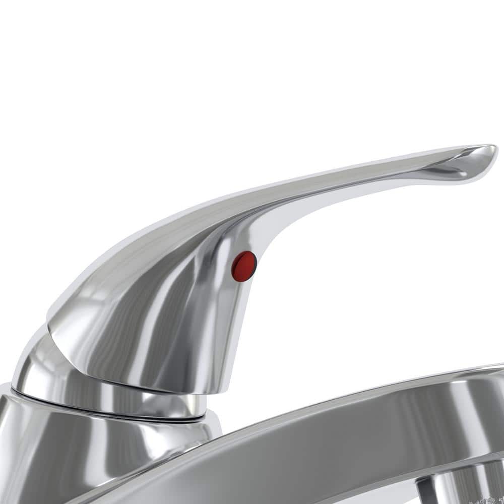 Aragon 4 in. Centerset Single-Handle Low-Arc Bathroom Faucet in Polished Chrome