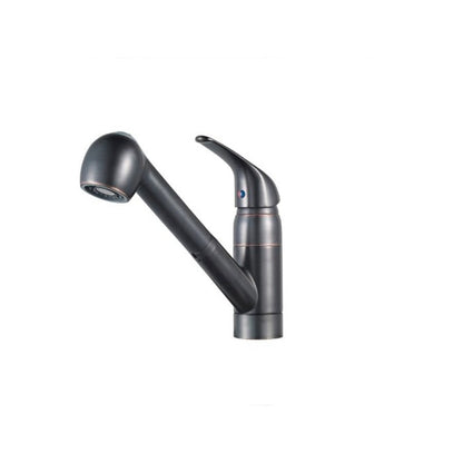 Pfirst Series™ Kitchen Faucet, Deck Mount, ADA, 1 Lever Handle, 1 or 3-Hole, Tuscan Bronze