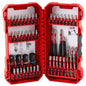 SHOCKWAVE 54-Piece Bit Set, P1, P2,PR1, P3, SQ1, SQ4, SQ3, T15, T20, T25, T27, T30, SL#8, SL#10, 1/8 in, 9/64 in, 5/32 in, 3/16 in, SQ2, 3.5 in, 1-7/8 in, 1/4 in, 5/16, 3/8 in, 1/4 in Point Hex Point, 1/4 in, Alloy Steel