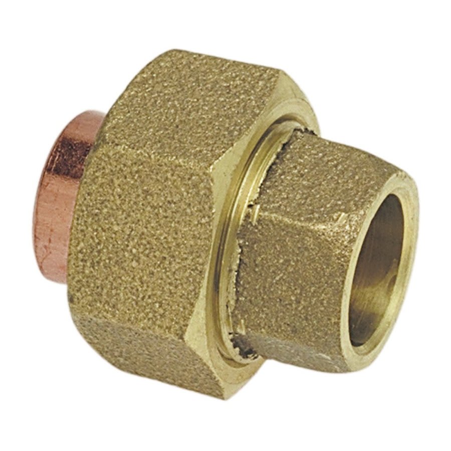 Union, 1-1/4 in, C, Cast Copper