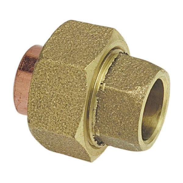Union, 1-1/4 in, C, Cast Copper
