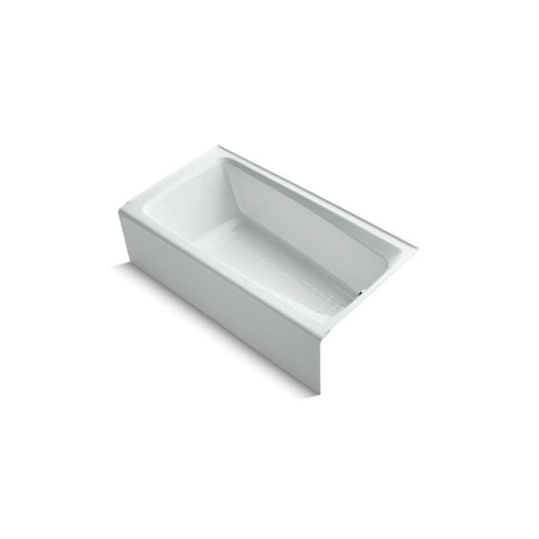 Mendota® Alcove Tub, ADA, 60 x 32 x 16-1/4 in, Right Hand Drain, White