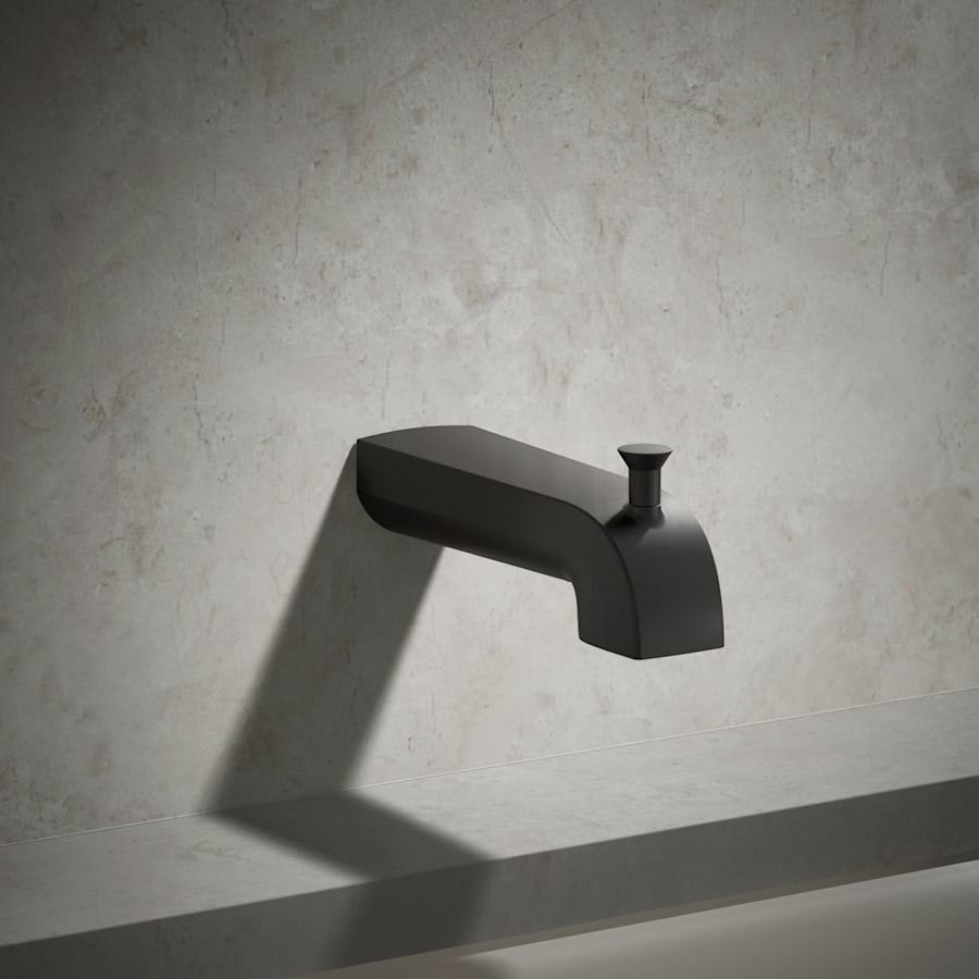 Pitch 6" Integrated Diverter Tub Spout
