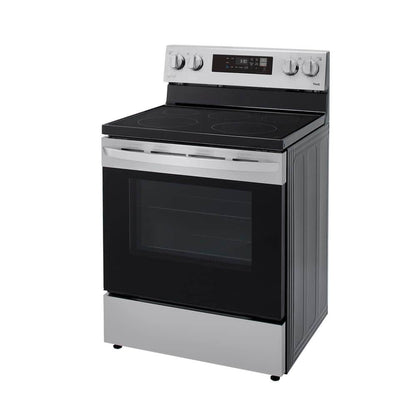 30"W 6.3Cuft Electric Smoothtop Smart Range Stainless Steel