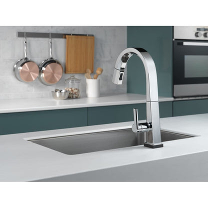 Pivotal 1.8 GPM Single Hole Pull Down Kitchen Faucet with On/Off Touch Activation, Magnetic Docking Spray Head - Includes Lifetime Warranty (5 Year on Electronic Parts)