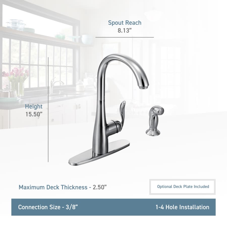 Arbor Single Handle High Arc Kitchen Faucet