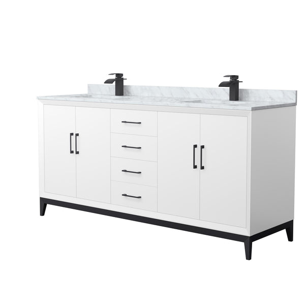 Amici Double Bathroom Vanity - 72W x 35.25H x 22D