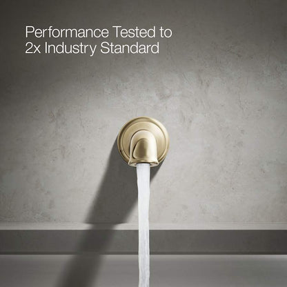 Artifacts Non Diverter Wall Mounted Tub Spout with Flare Design