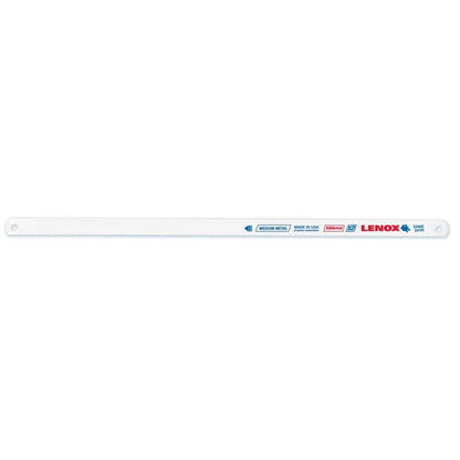 Hacksaw Blade, 12 in L Blade, HSS Cutting Edge, 24, Bi-Metal Blade, 10-Pack