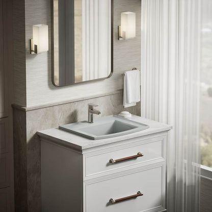 Archer 22-5/8" Drop In Bathroom Sink with 1 Hole Drilled and Overflow